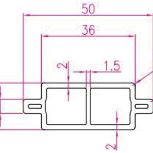 DOOR EXTENSION PROFILE PVD A3