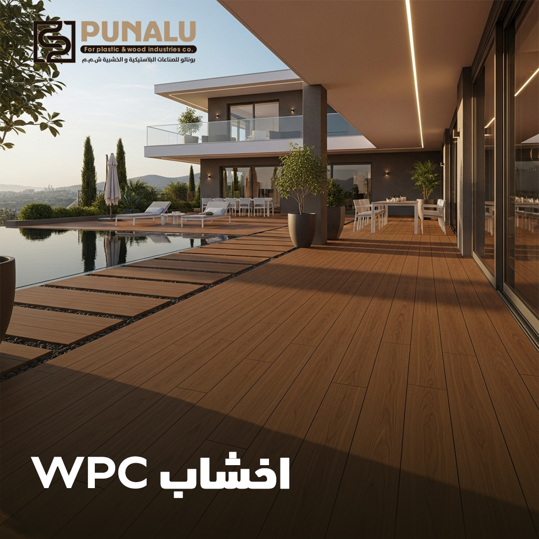 ألواح WPC خشبية