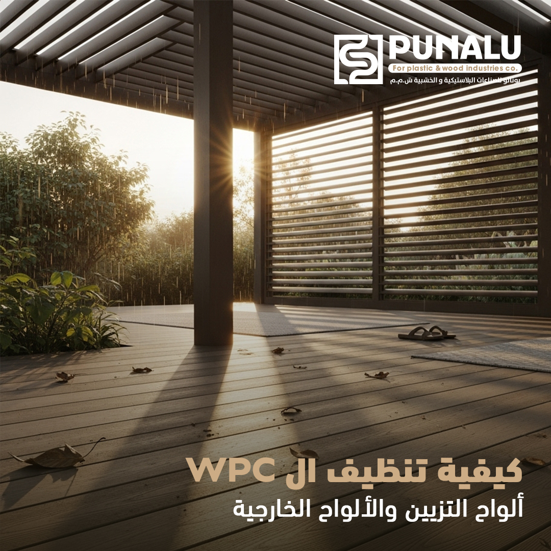 تنظيف الـDecking الخارجي