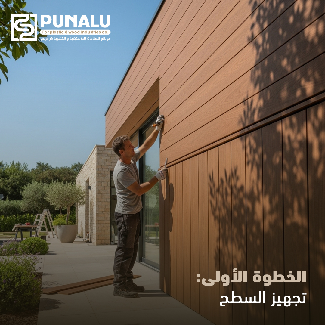 تحضير الجدار للتركيب