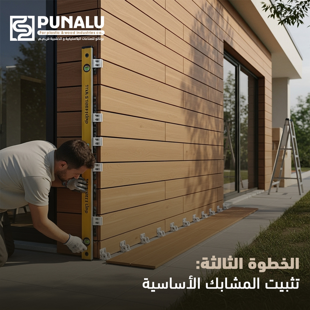 تثبيت المشابك