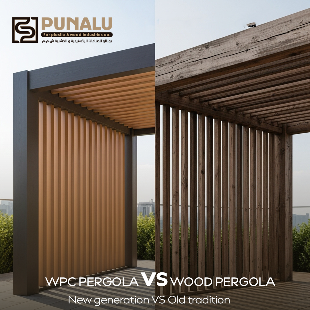 Modern WPC Pergola Design