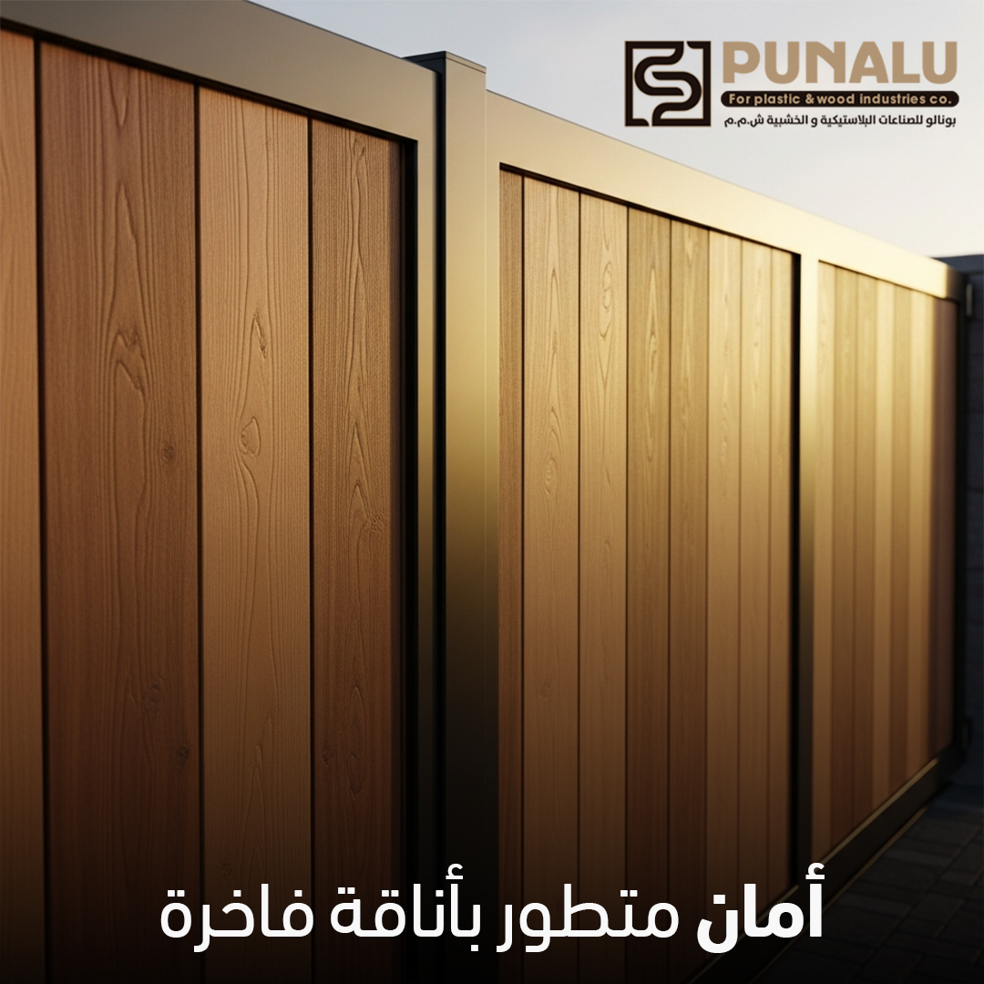 بوابات فلل WPC وأسوار خصوصية