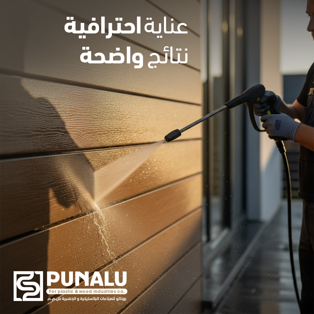 تنظيف أتربة بديل الخشب WPC